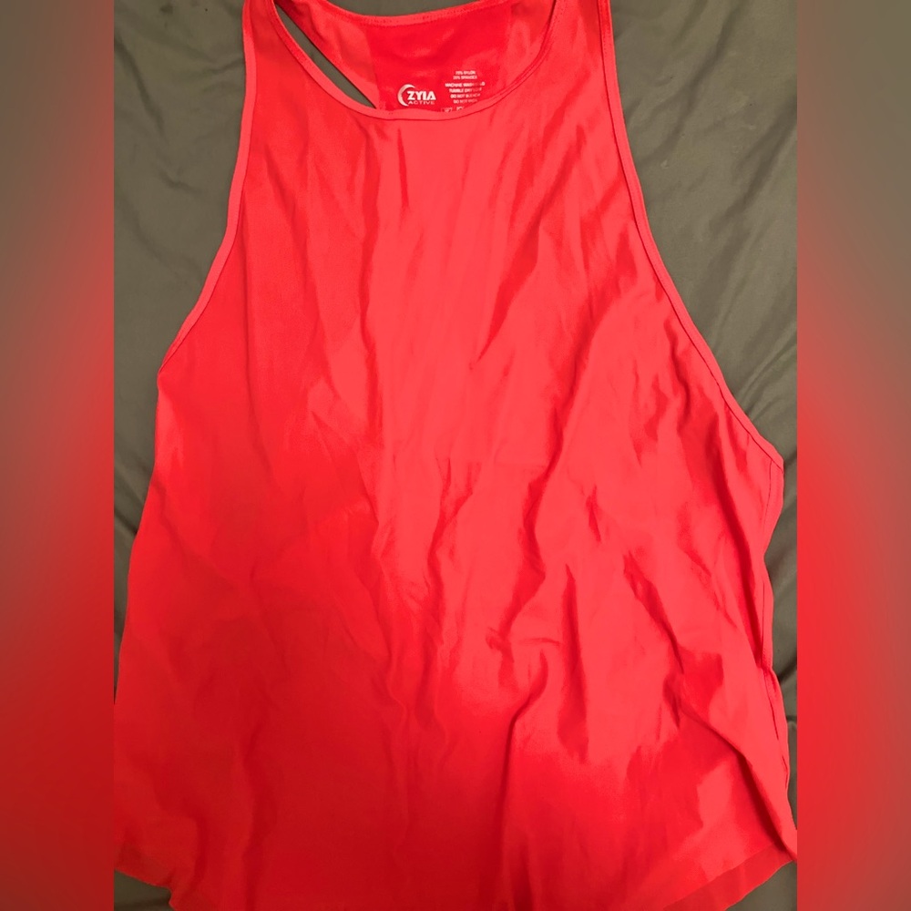 ZYIA Pink and Red Tank Top Vibrant Style